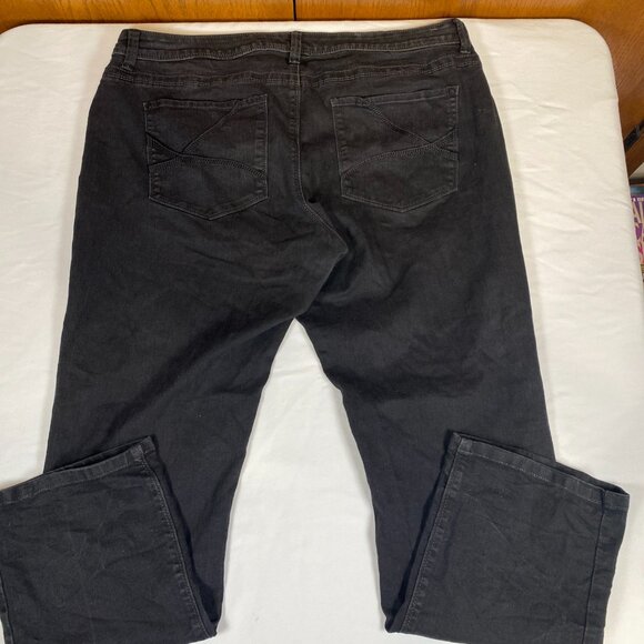 Lee Perfect Fit Just Below the Waist Jeans Women's 18S Black Cotton Blend - Picture 7 of 7